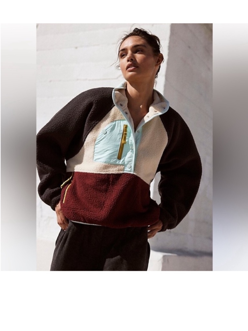 Free people fleece pullover - Picture 1 of 5
